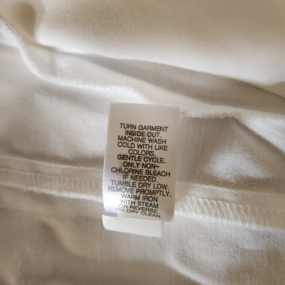 J. Jill Pants Women's 20W White Cotton Blend Coastal Chic Resort Wear Straight - Picture 11 of 16